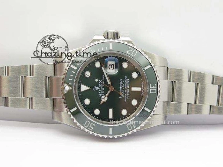 Best BP LV SS Submariner Edition Swiss Green Maker SS ETA2836 Dial 0117